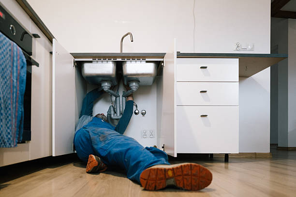 Professional Drain Cleaning technician working in Montpelier, VA